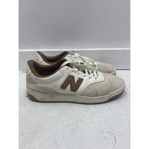 New Balance BB80 Brown White Casual Shoes Sneakers Unisex Size M11 W12.5 D